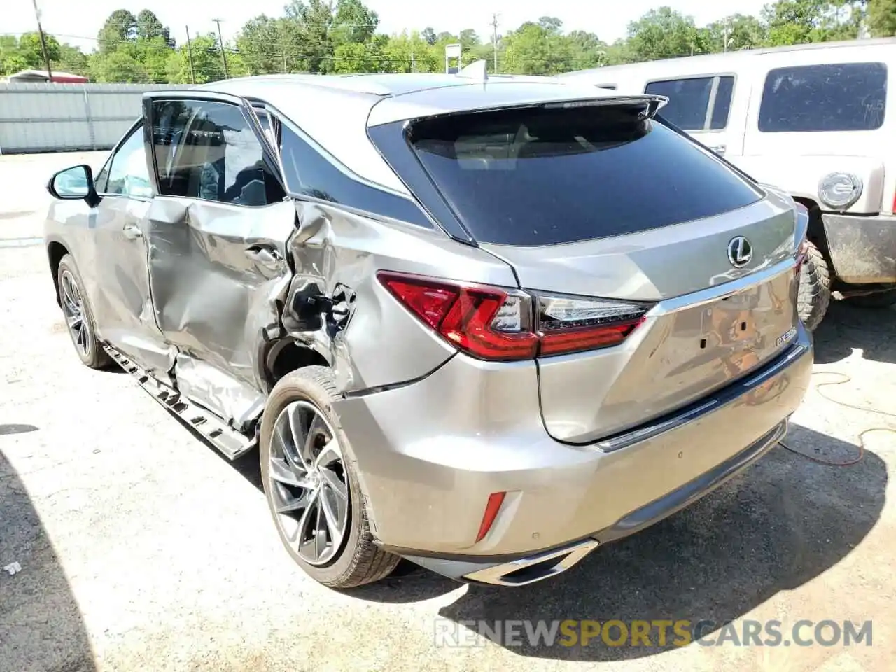 3 Photograph of a damaged car 2T2ZZMCA0KC124850 LEXUS RX350 2019