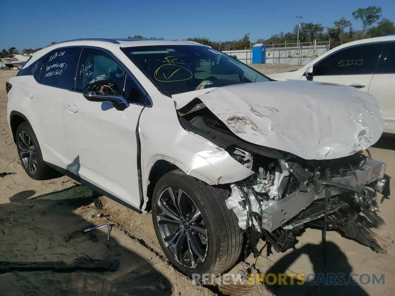 1 Photograph of a damaged car 2T2ZZMCA0KC125092 LEXUS RX350 2019