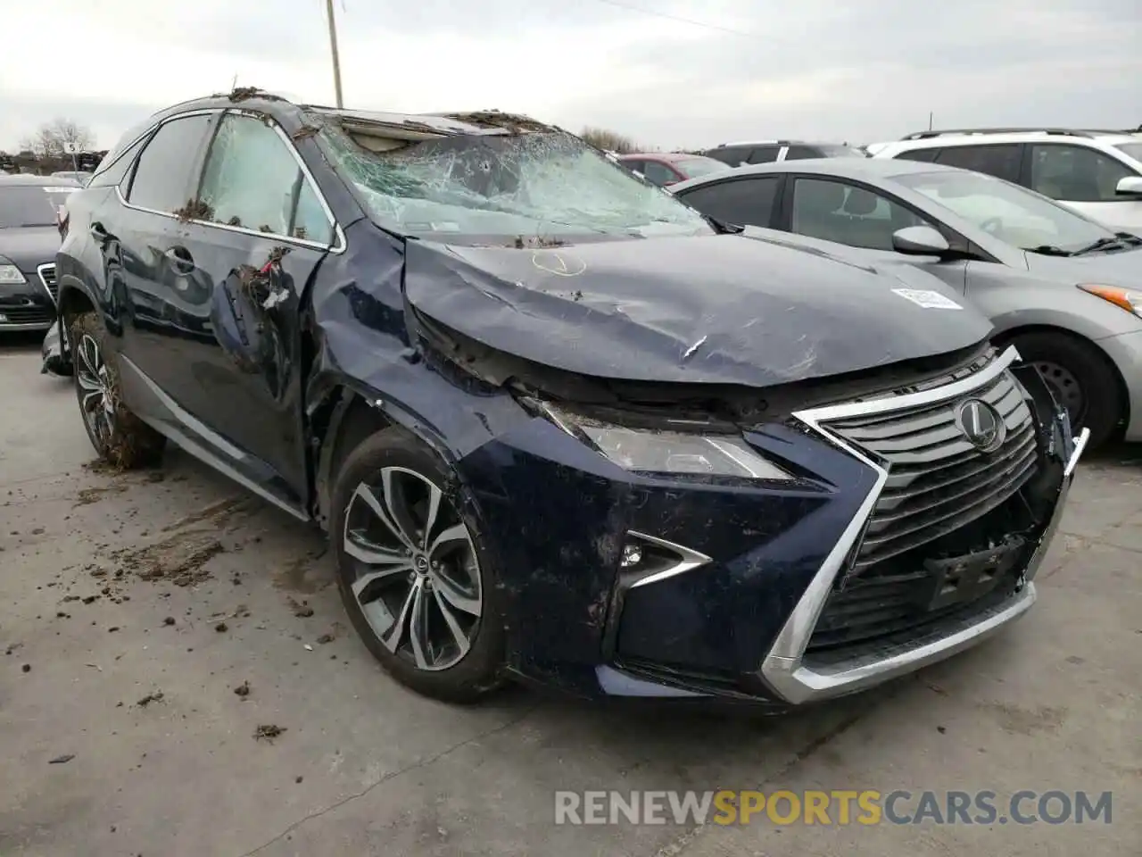 1 Photograph of a damaged car 2T2ZZMCA0KC126873 LEXUS RX350 2019