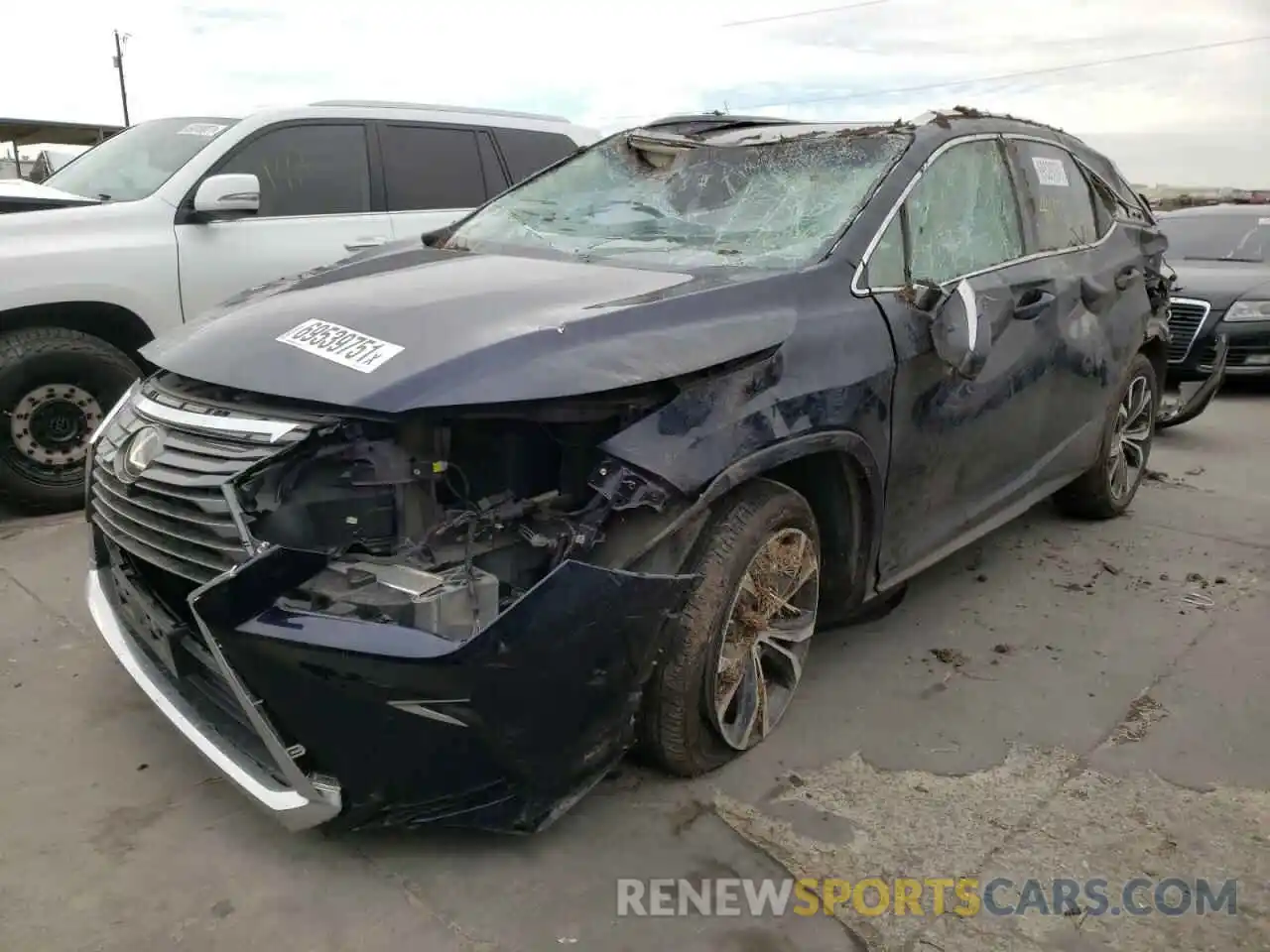 2 Photograph of a damaged car 2T2ZZMCA0KC126873 LEXUS RX350 2019