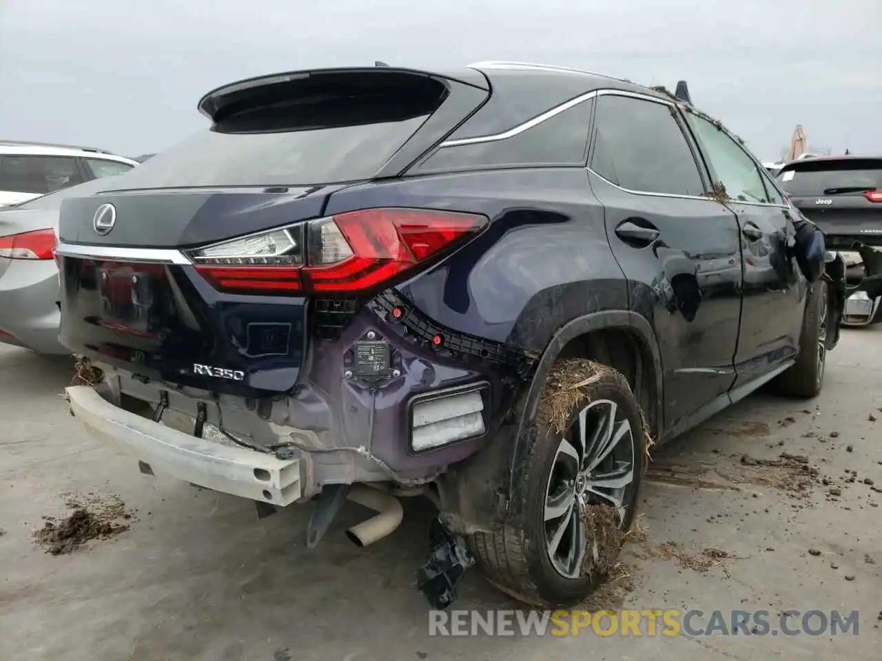 4 Photograph of a damaged car 2T2ZZMCA0KC126873 LEXUS RX350 2019