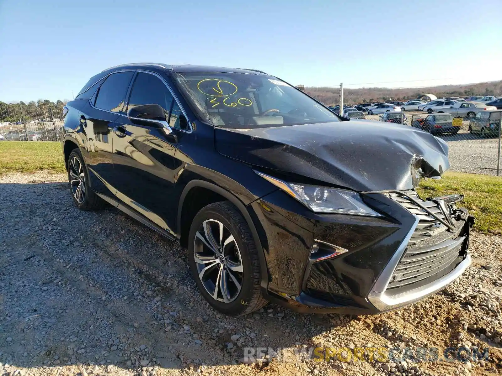 1 Photograph of a damaged car 2T2ZZMCA0KC128431 LEXUS RX350 2019