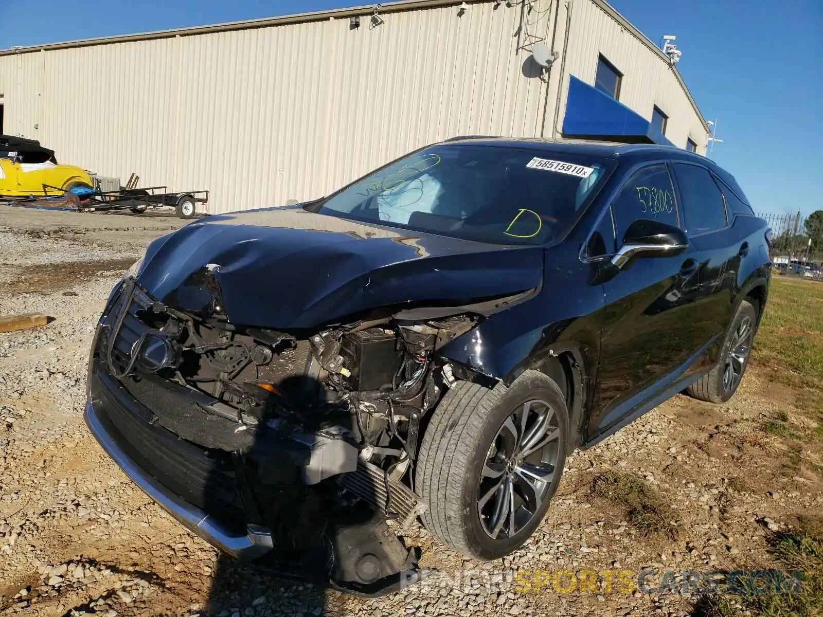 2 Photograph of a damaged car 2T2ZZMCA0KC128431 LEXUS RX350 2019