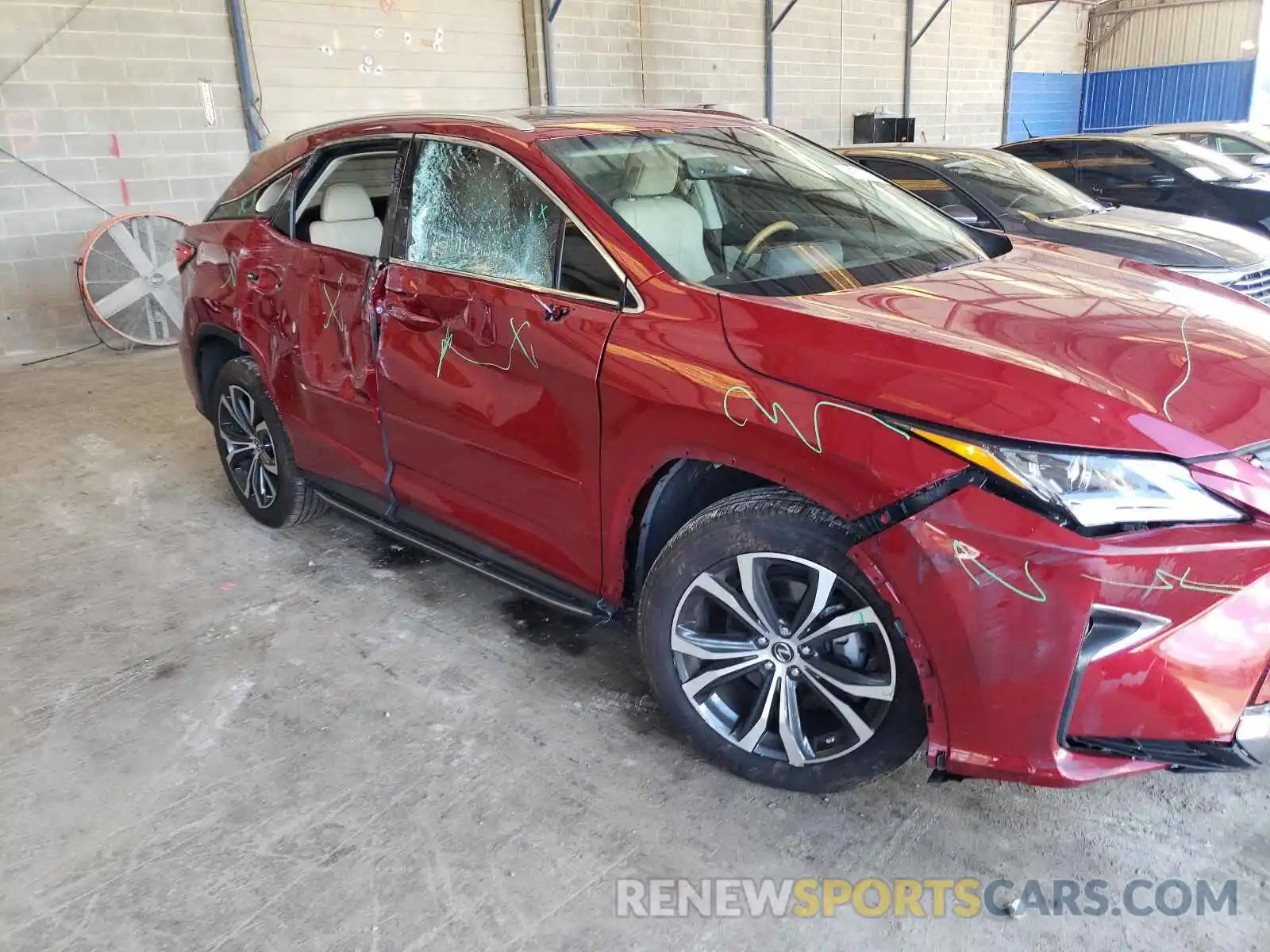 9 Photograph of a damaged car 2T2ZZMCA0KC133922 LEXUS RX350 2019