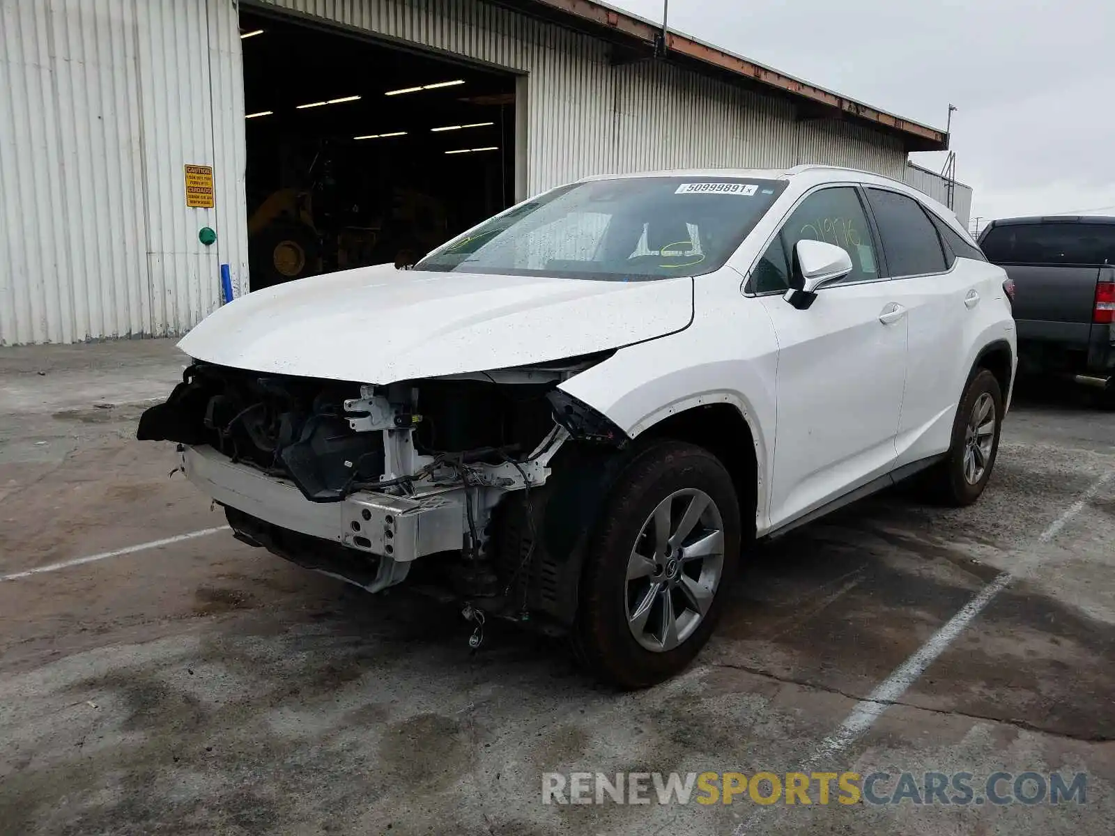 2 Photograph of a damaged car 2T2ZZMCA0KC136142 LEXUS RX350 2019