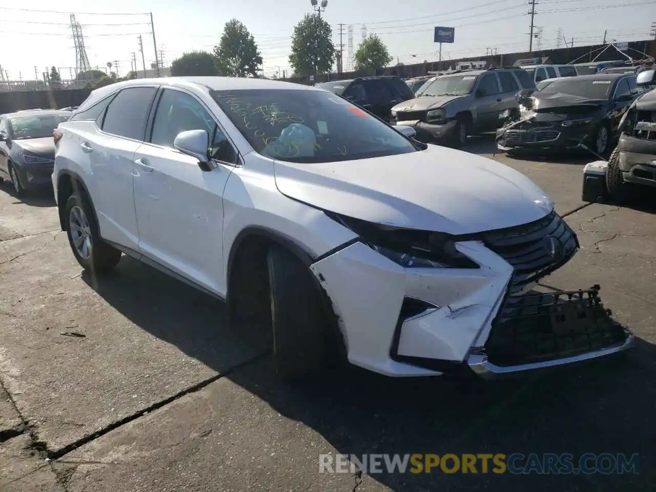 1 Photograph of a damaged car 2T2ZZMCA0KC149585 LEXUS RX350 2019