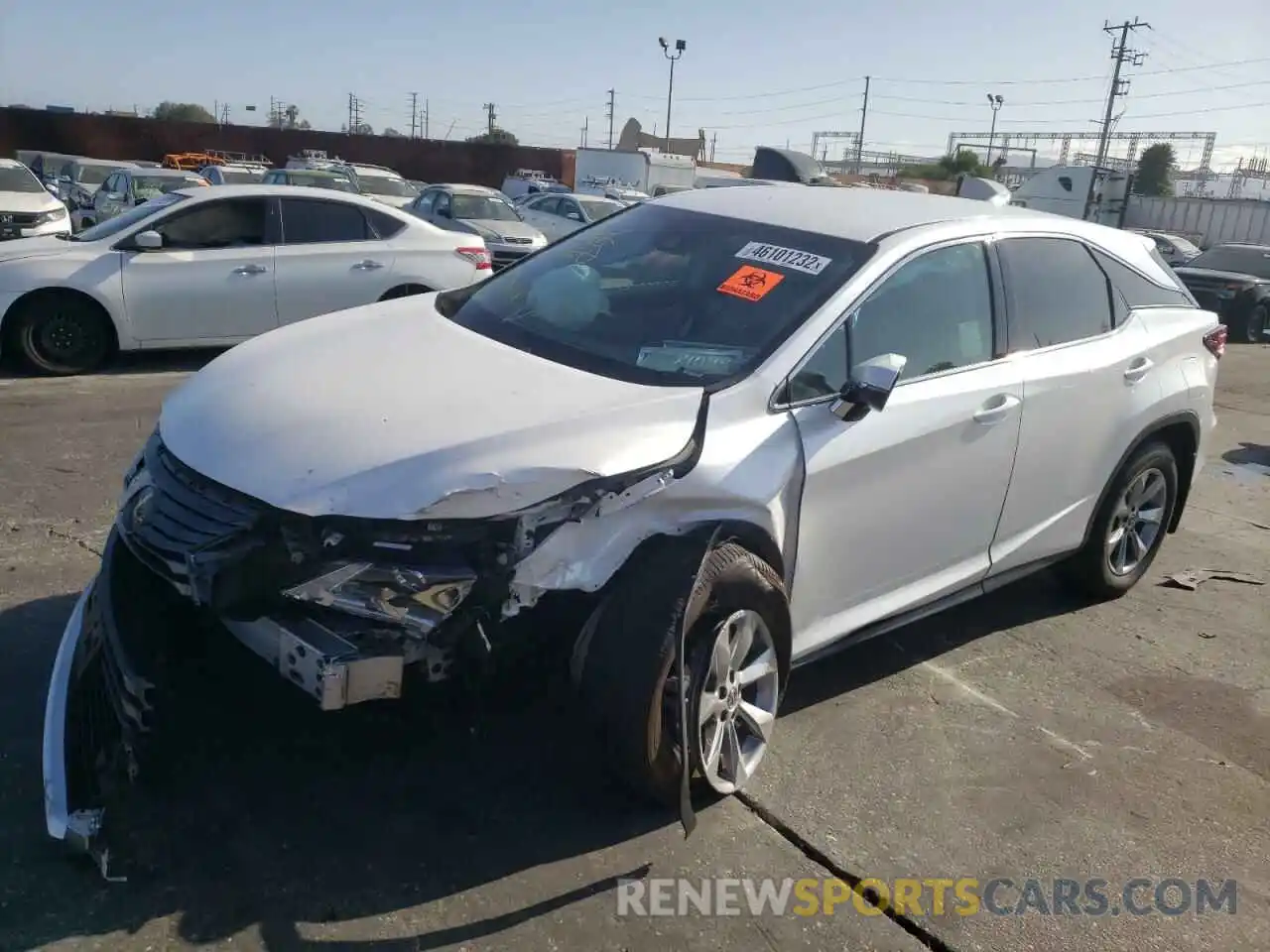 2 Photograph of a damaged car 2T2ZZMCA0KC149585 LEXUS RX350 2019