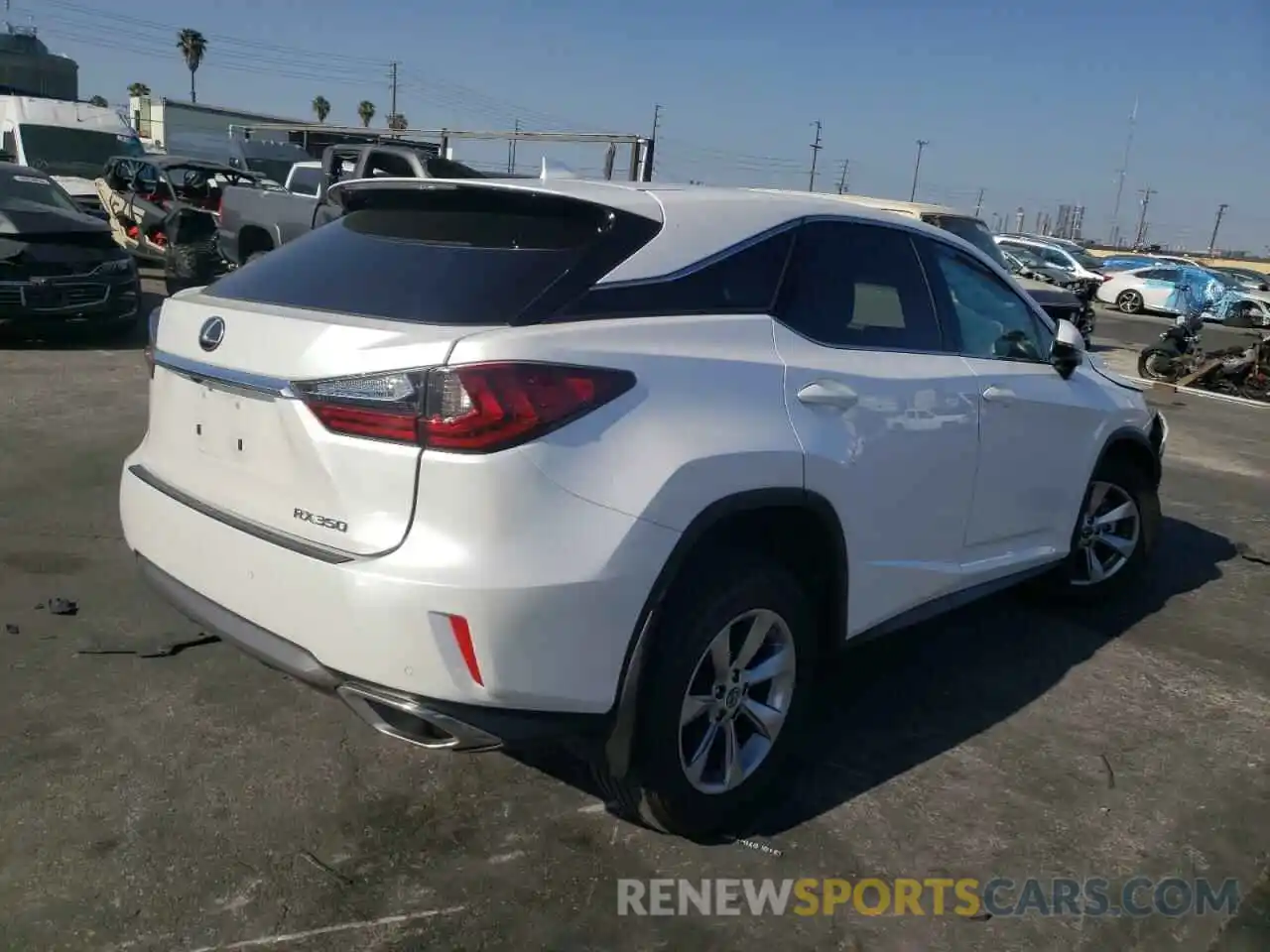 4 Photograph of a damaged car 2T2ZZMCA0KC149585 LEXUS RX350 2019