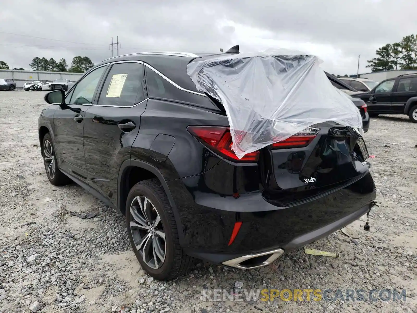 3 Photograph of a damaged car 2T2ZZMCA1KC120290 LEXUS RX350 2019