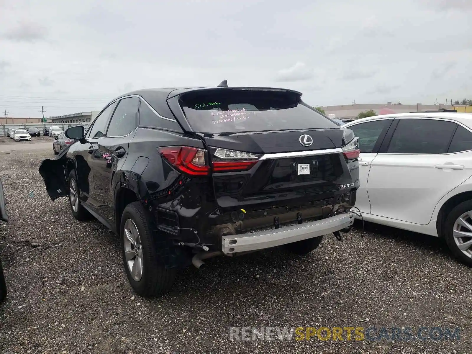 3 Photograph of a damaged car 2T2ZZMCA1KC121567 LEXUS RX350 2019