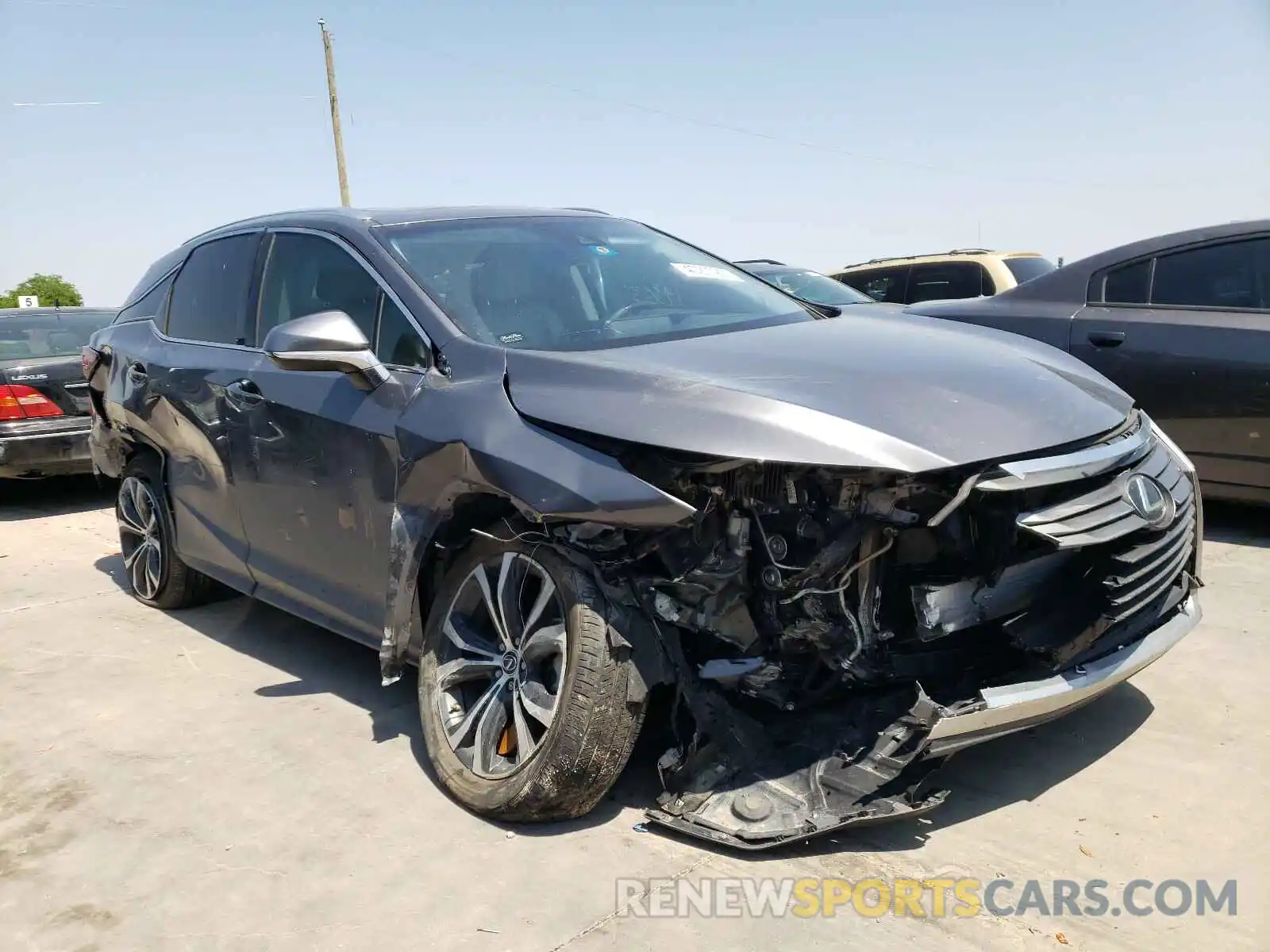 1 Photograph of a damaged car 2T2ZZMCA1KC121603 LEXUS RX350 2019