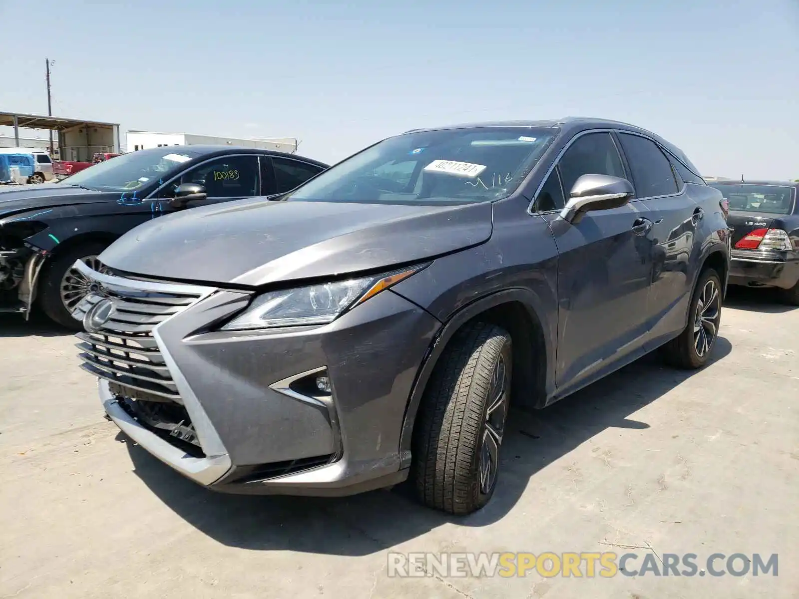 2 Photograph of a damaged car 2T2ZZMCA1KC121603 LEXUS RX350 2019