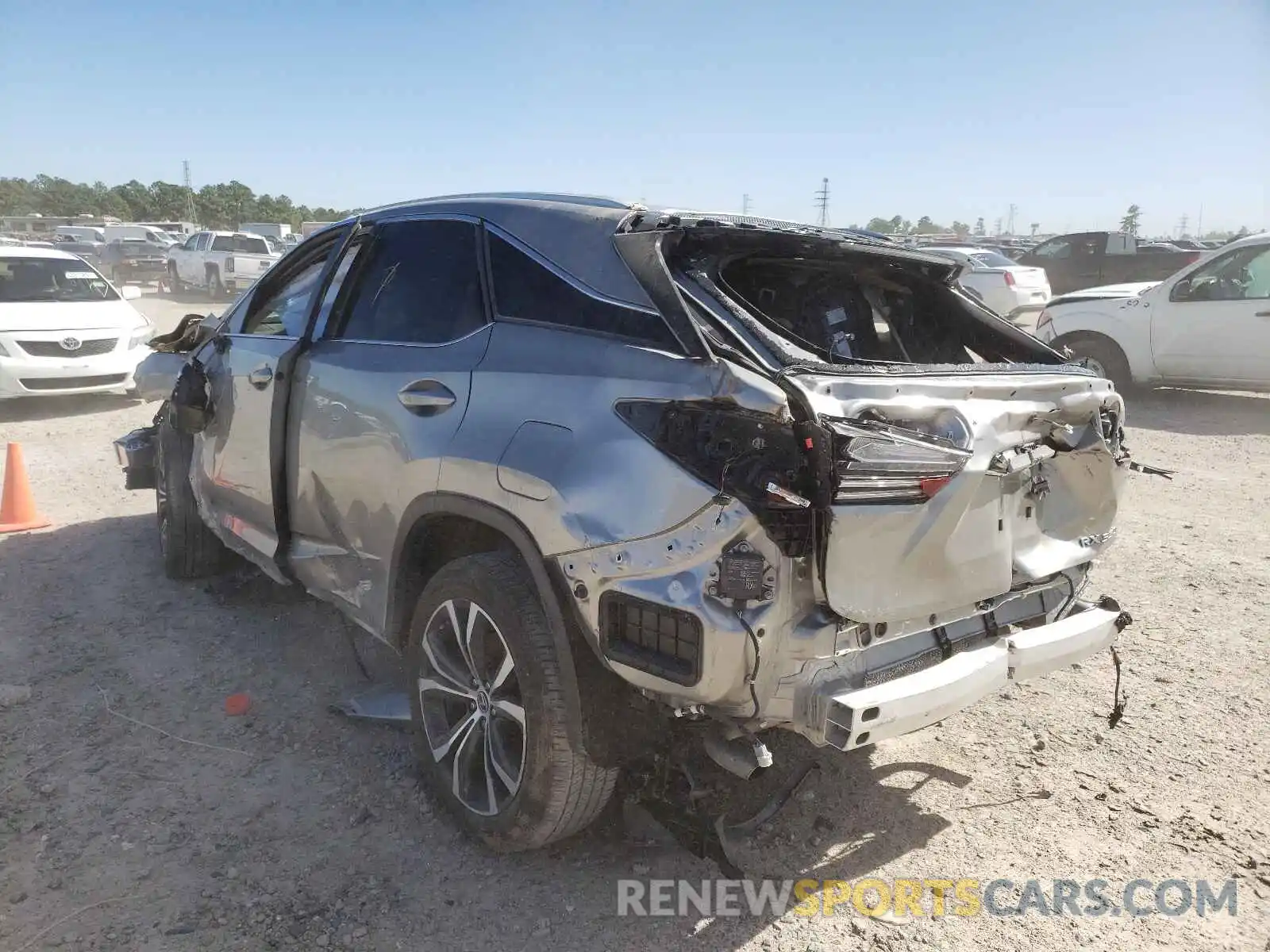 3 Photograph of a damaged car 2T2ZZMCA1KC121987 LEXUS RX350 2019