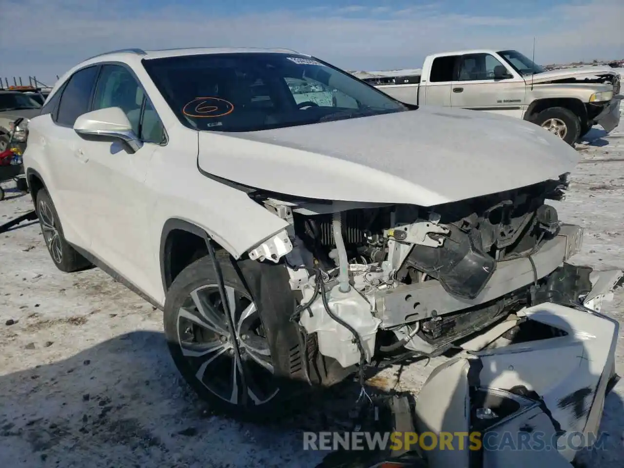 1 Photograph of a damaged car 2T2ZZMCA1KC122654 LEXUS RX350 2019