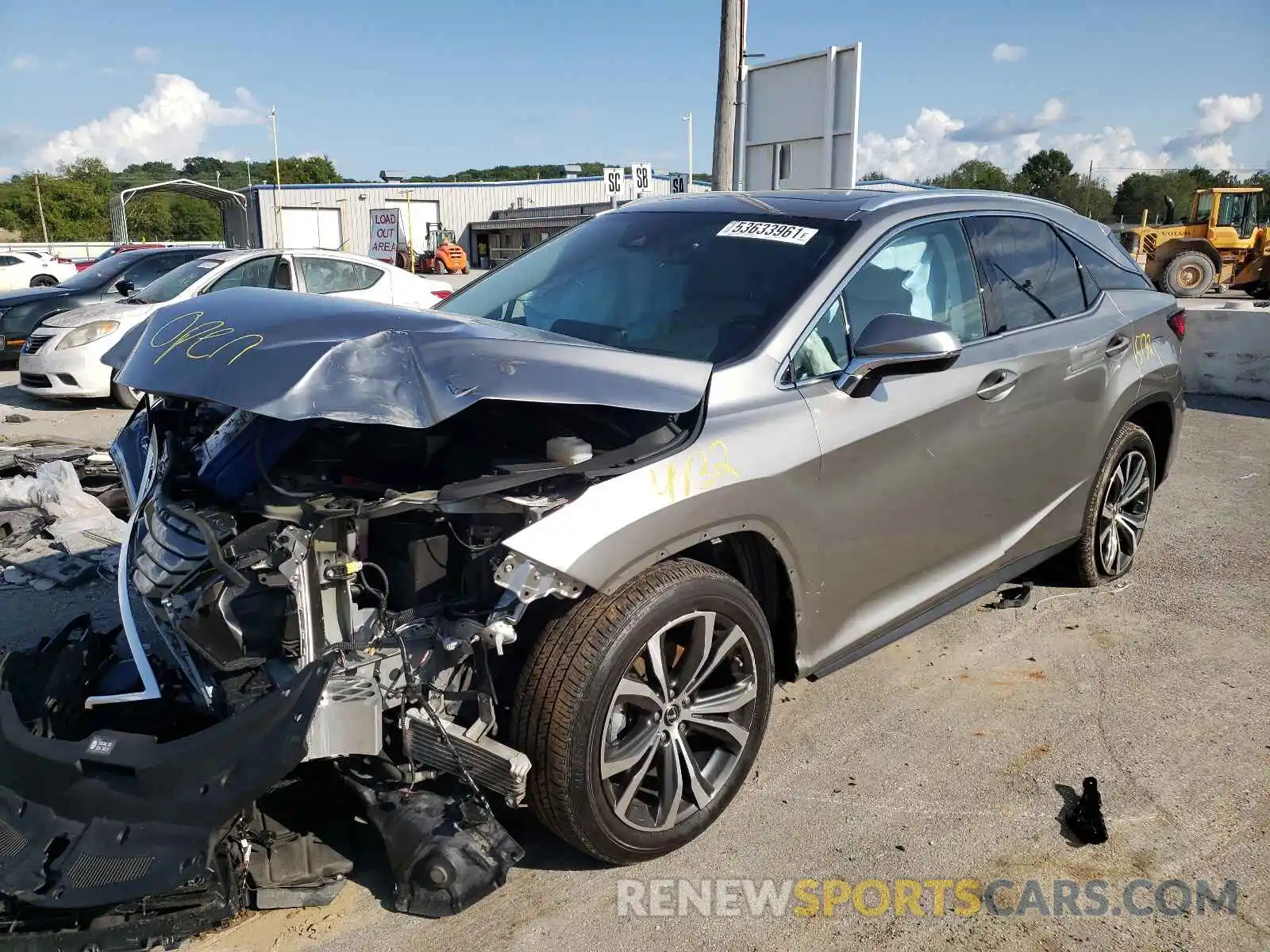 2 Photograph of a damaged car 2T2ZZMCA1KC123111 LEXUS RX350 2019