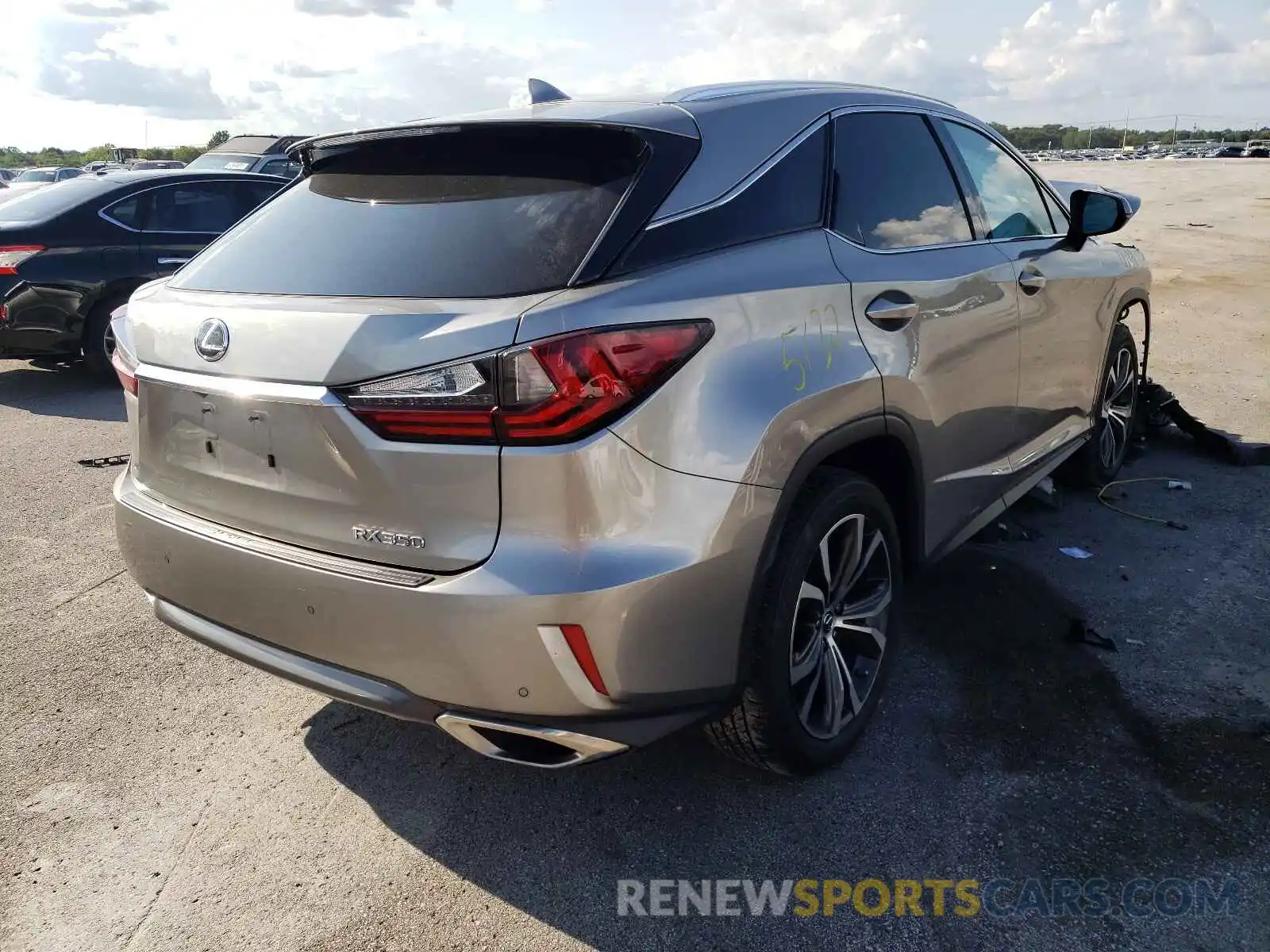 4 Photograph of a damaged car 2T2ZZMCA1KC123111 LEXUS RX350 2019