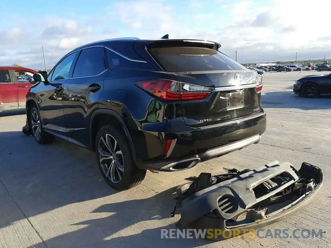 3 Photograph of a damaged car 2T2ZZMCA1KC125053 LEXUS RX350 2019