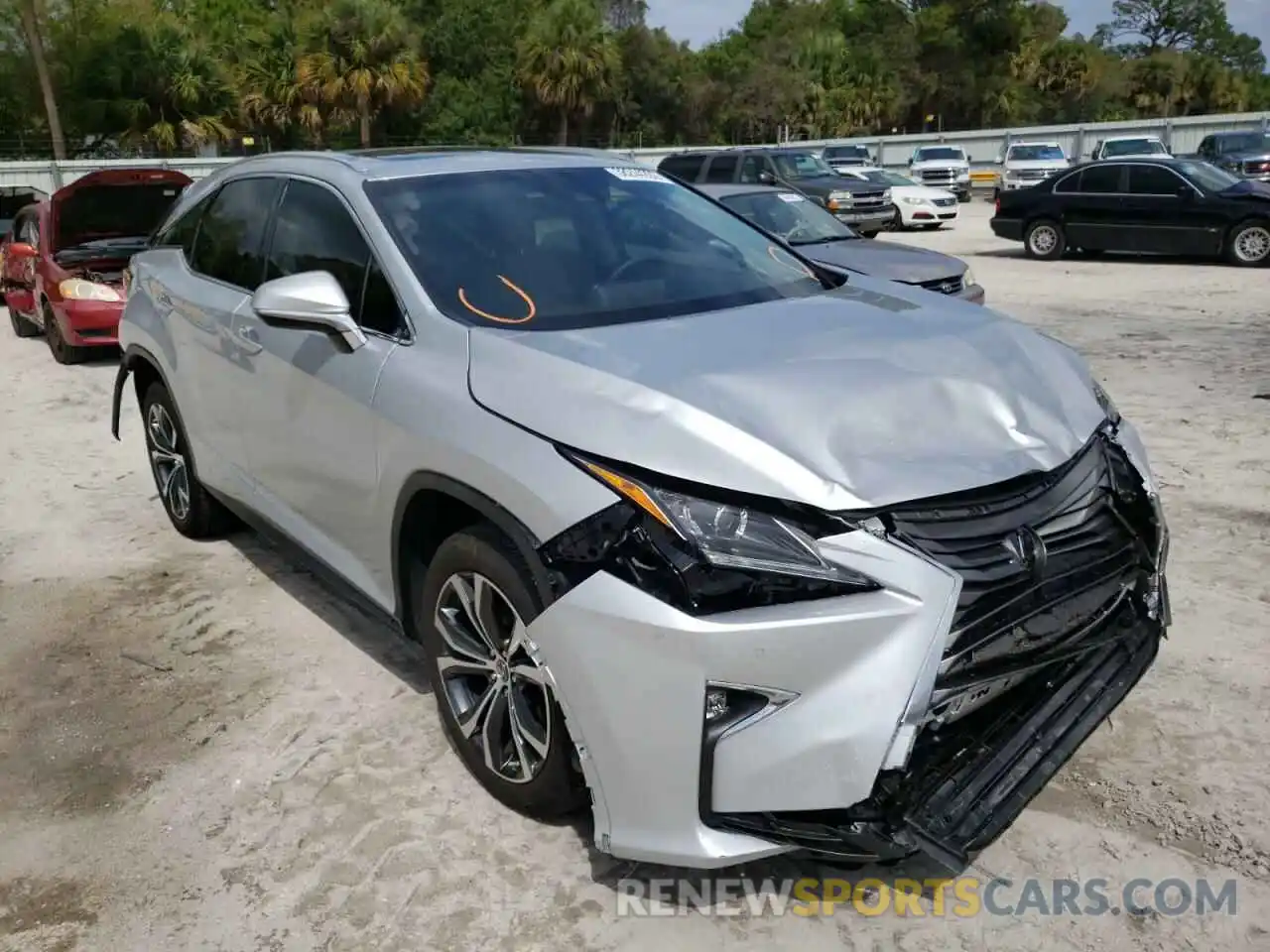 1 Photograph of a damaged car 2T2ZZMCA1KC129748 LEXUS RX350 2019