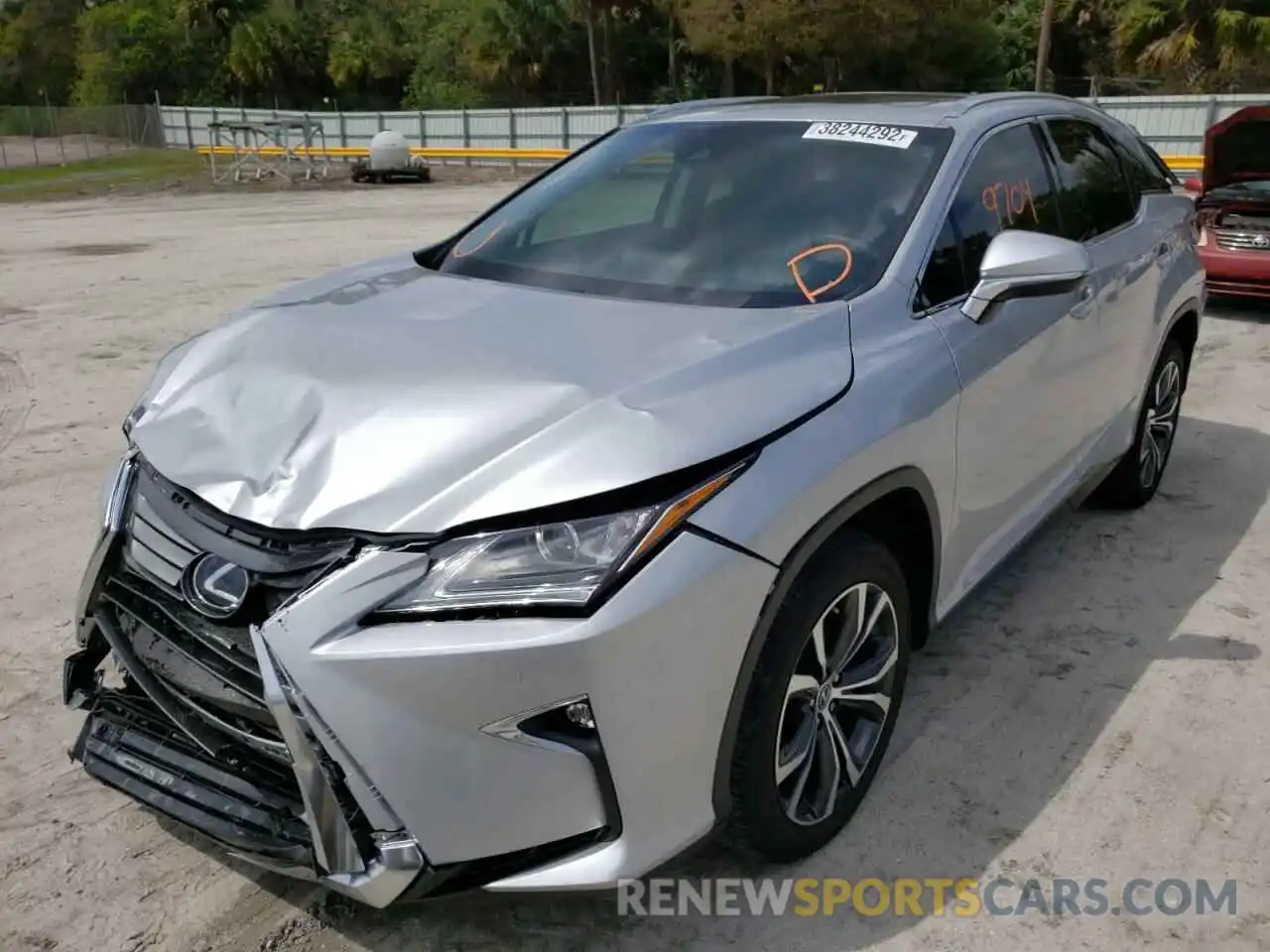 2 Photograph of a damaged car 2T2ZZMCA1KC129748 LEXUS RX350 2019