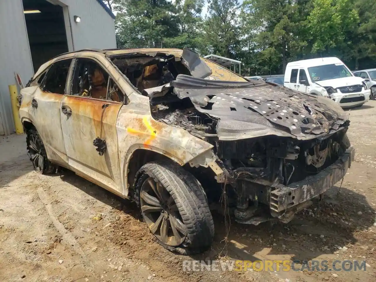 1 Photograph of a damaged car 2T2ZZMCA1KC133069 LEXUS RX350 2019