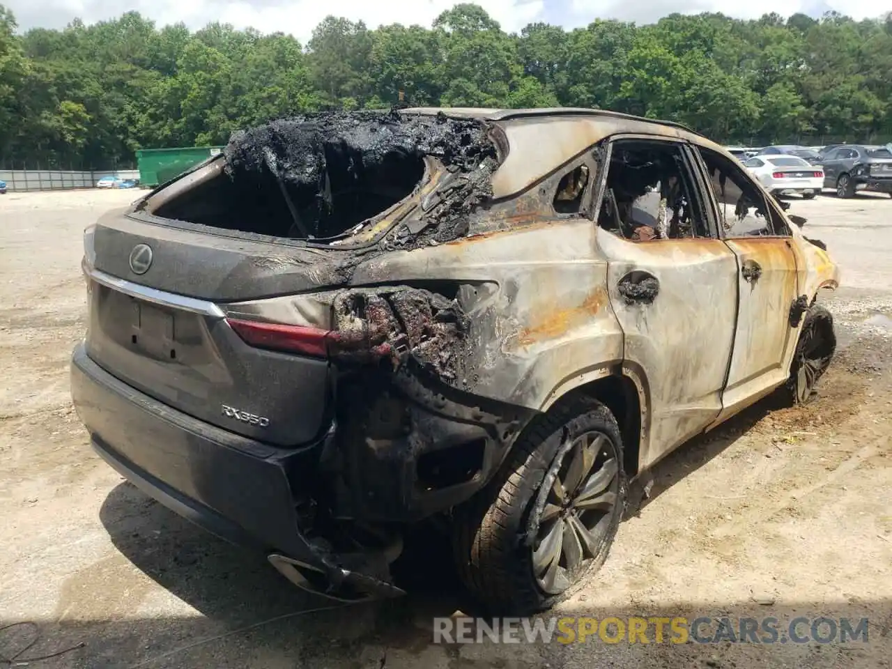 4 Photograph of a damaged car 2T2ZZMCA1KC133069 LEXUS RX350 2019