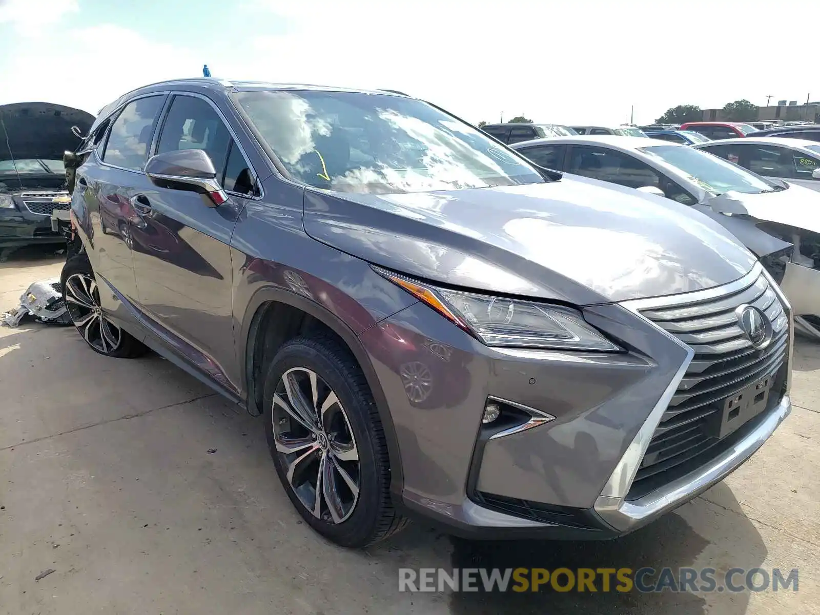 1 Photograph of a damaged car 2T2ZZMCA2KC117494 LEXUS RX350 2019