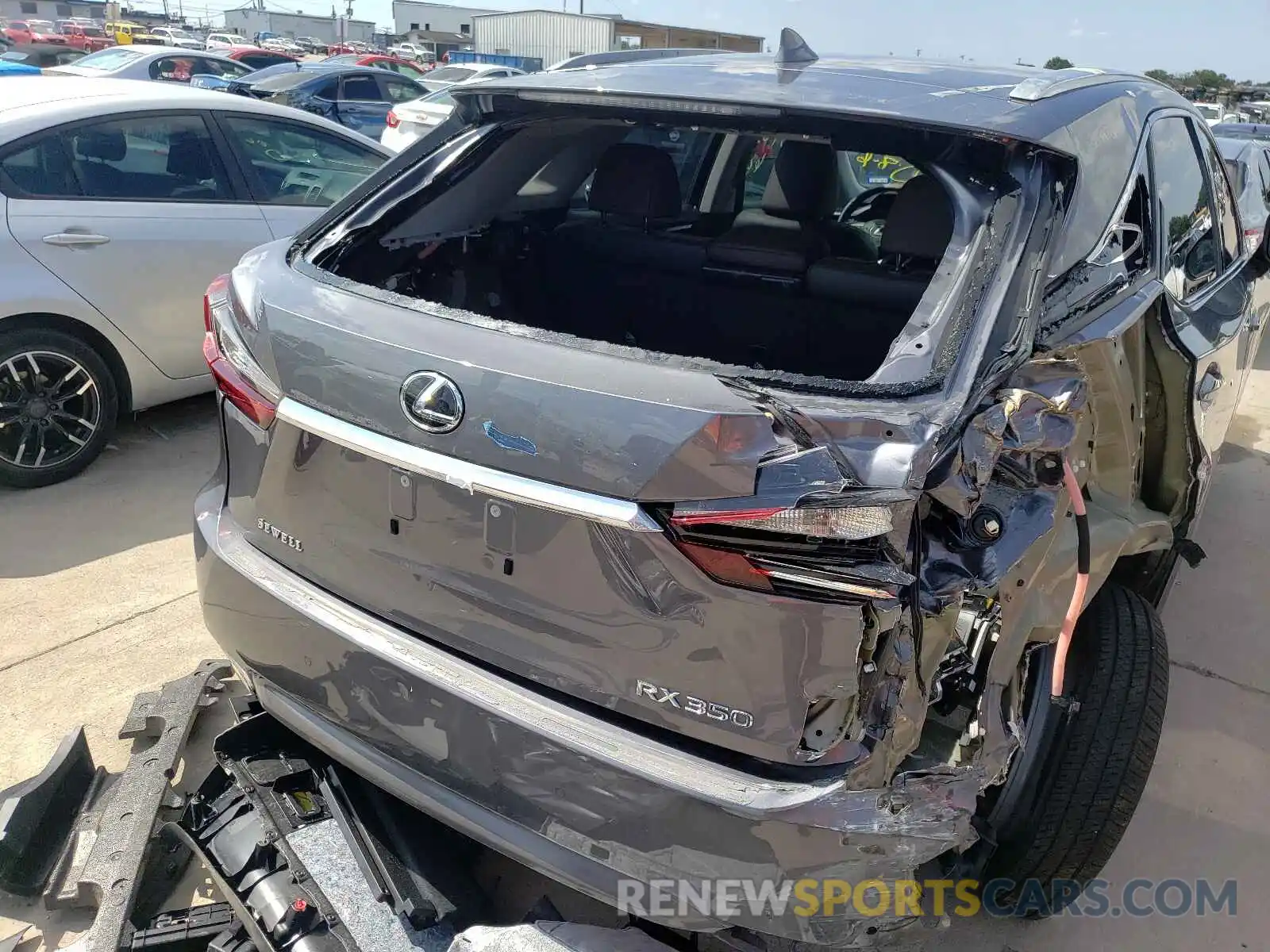 9 Photograph of a damaged car 2T2ZZMCA2KC117494 LEXUS RX350 2019