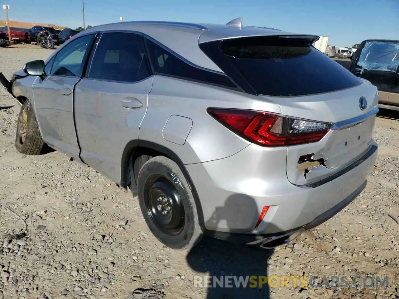 3 Photograph of a damaged car 2T2ZZMCA2KC119682 LEXUS RX350 2019