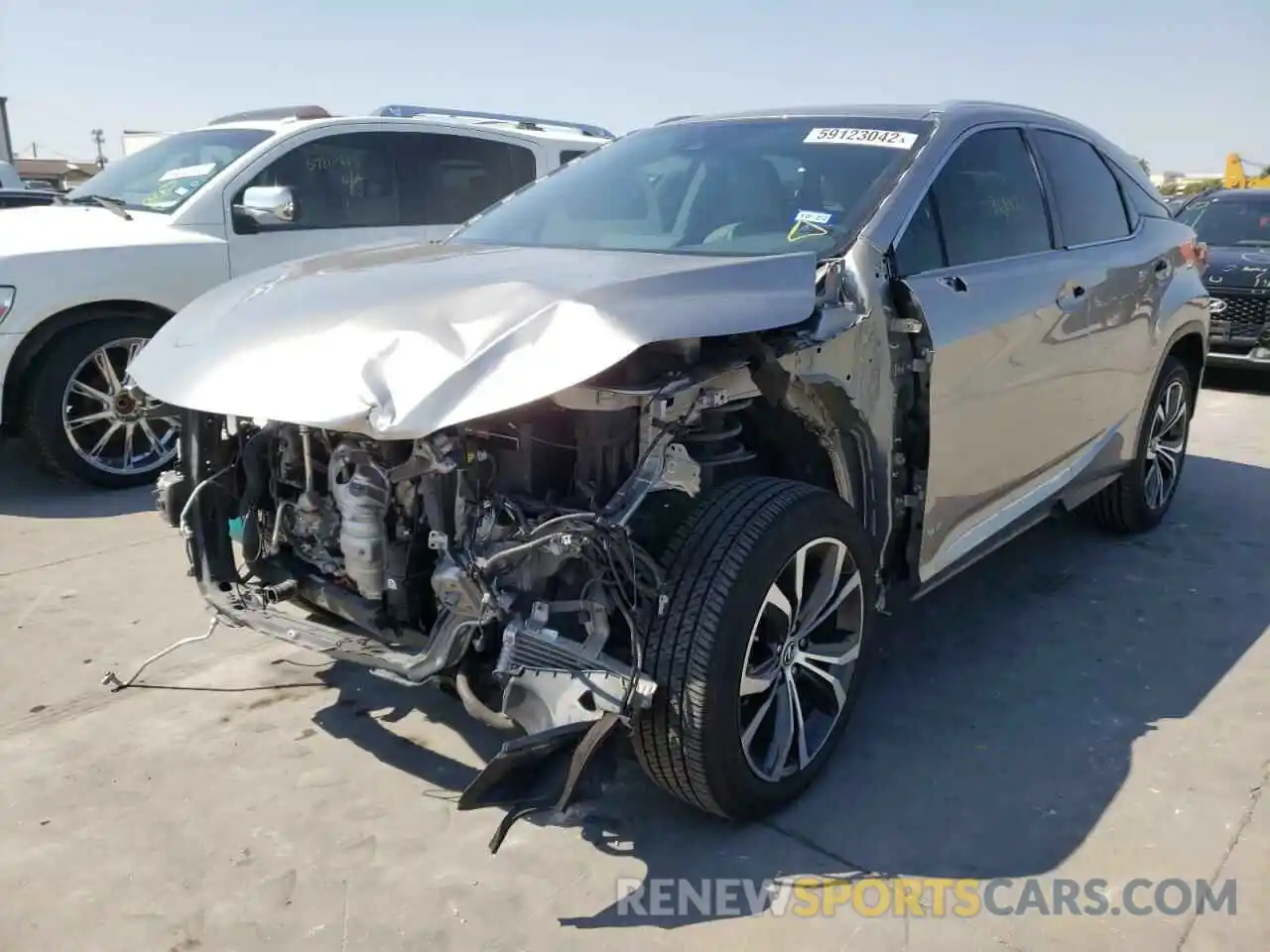 2 Photograph of a damaged car 2T2ZZMCA2KC120279 LEXUS RX350 2019