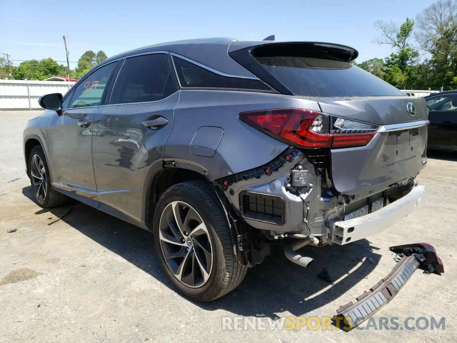 3 Фотография поврежденного автомобиля 2T2ZZMCA2KC122789 LEXUS RX350 2019