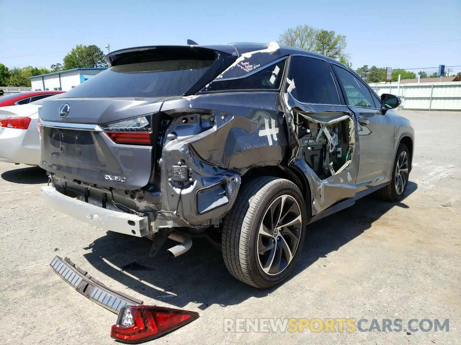 4 Photograph of a damaged car 2T2ZZMCA2KC122789 LEXUS RX350 2019