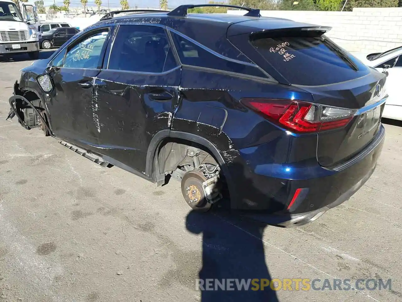 3 Photograph of a damaged car 2T2ZZMCA2KC128639 LEXUS RX350 2019