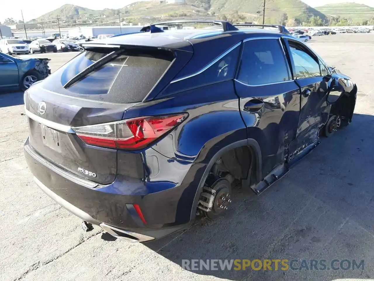 4 Photograph of a damaged car 2T2ZZMCA2KC128639 LEXUS RX350 2019