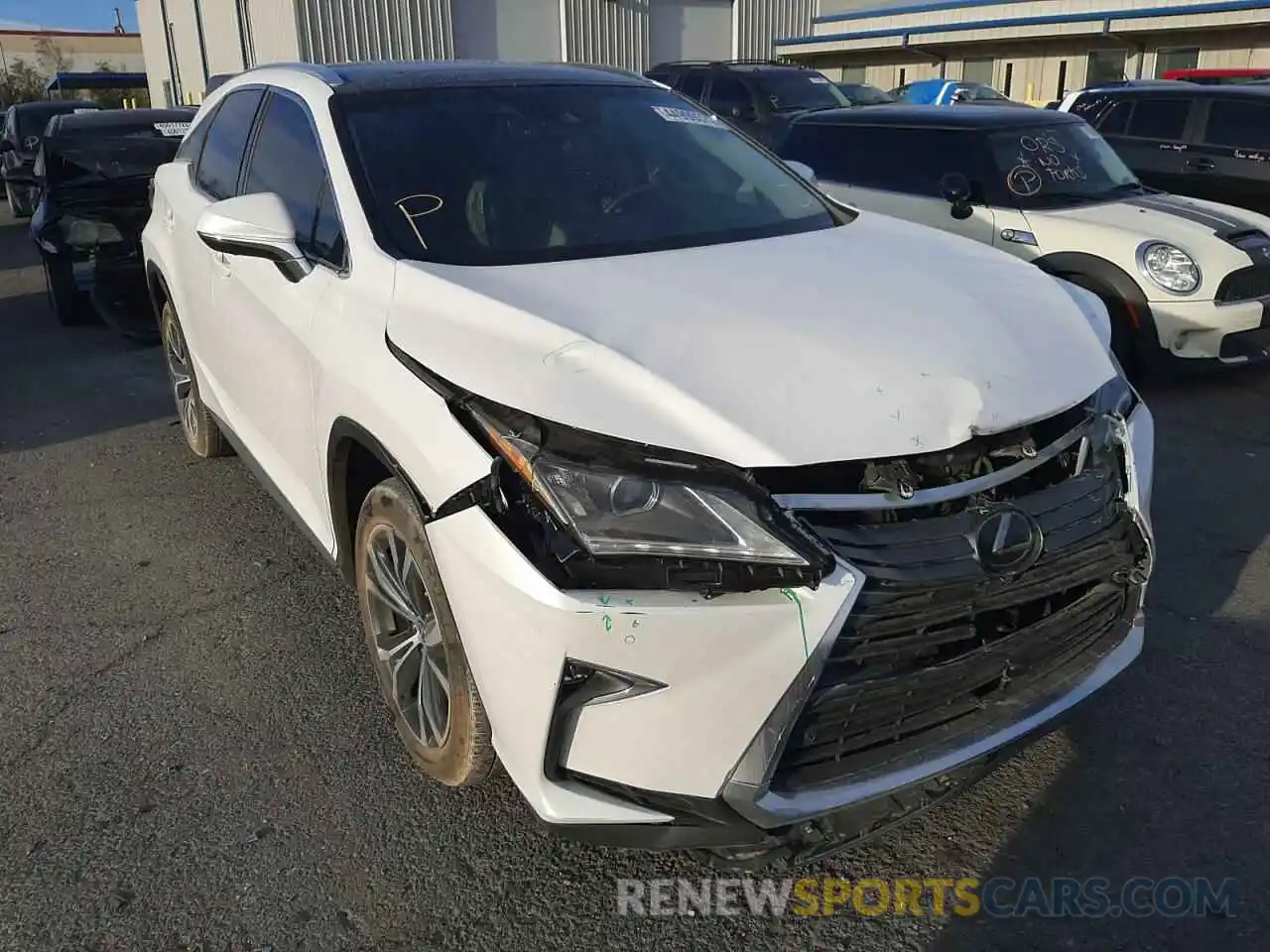 1 Photograph of a damaged car 2T2ZZMCA2KC135249 LEXUS RX350 2019