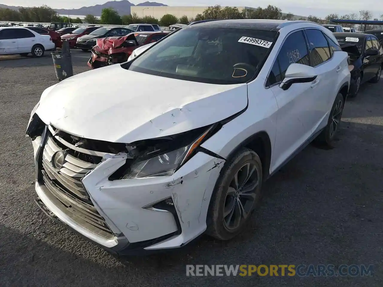 2 Photograph of a damaged car 2T2ZZMCA2KC135249 LEXUS RX350 2019