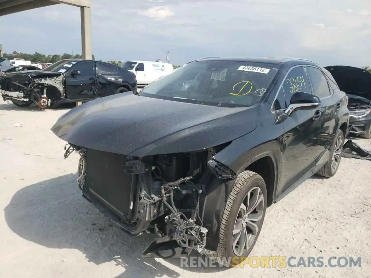 2 Photograph of a damaged car 2T2ZZMCA2KC142797 LEXUS RX350 2019