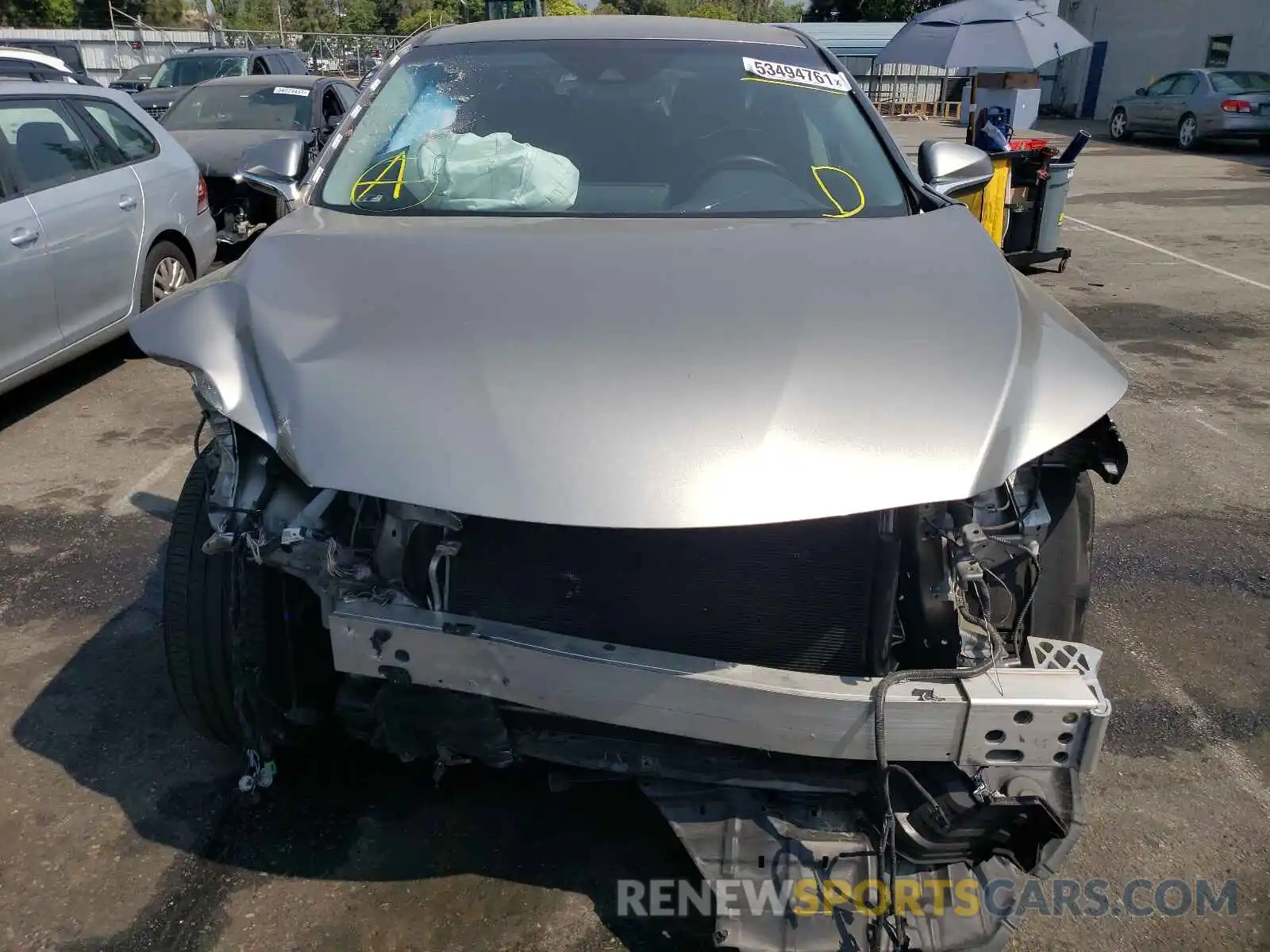 9 Photograph of a damaged car 2T2ZZMCA2KC143478 LEXUS RX350 2019