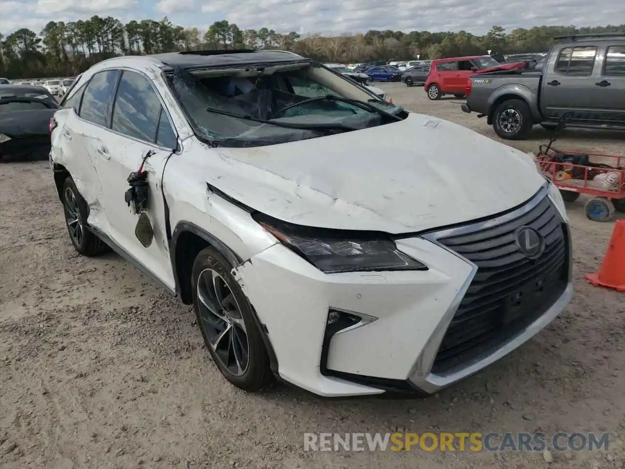 1 Photograph of a damaged car 2T2ZZMCA2KC150074 LEXUS RX350 2019