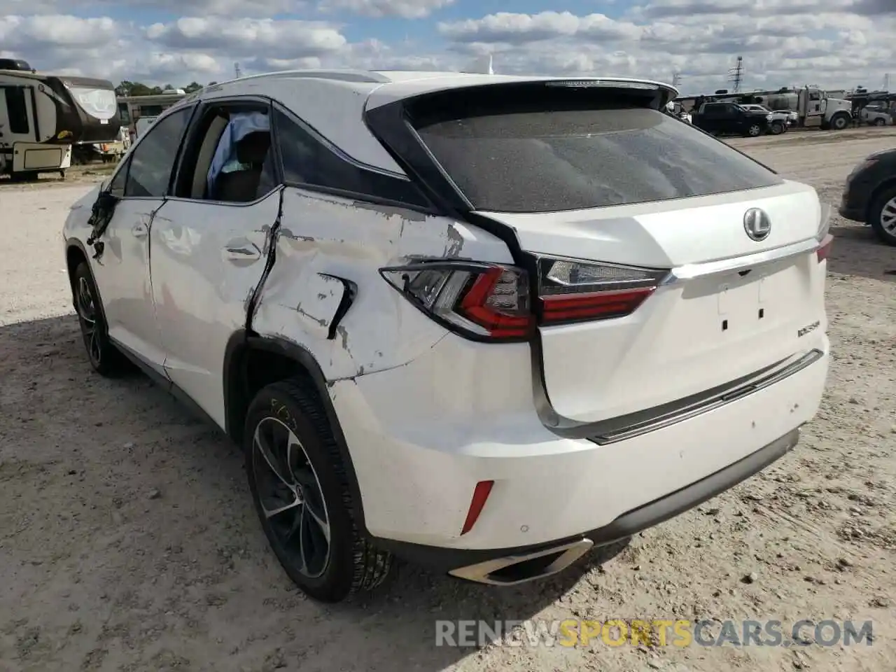 3 Photograph of a damaged car 2T2ZZMCA2KC150074 LEXUS RX350 2019