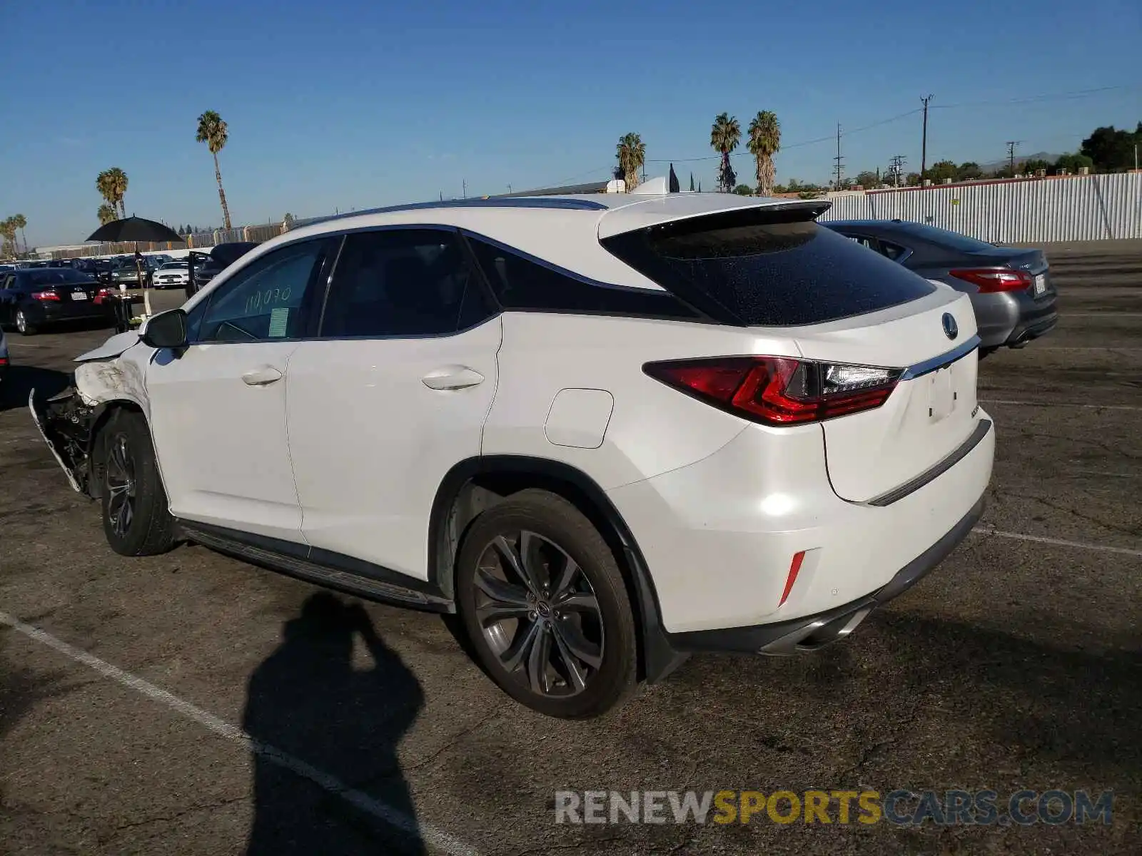 3 Photograph of a damaged car 2T2ZZMCA3KC119738 LEXUS RX350 2019