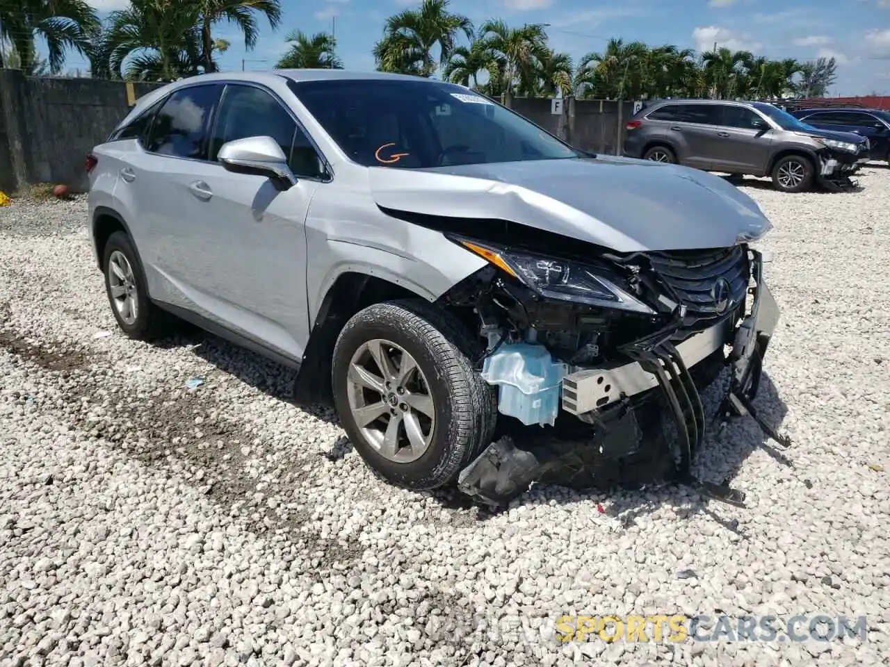 1 Photograph of a damaged car 2T2ZZMCA3KC123742 LEXUS RX350 2019