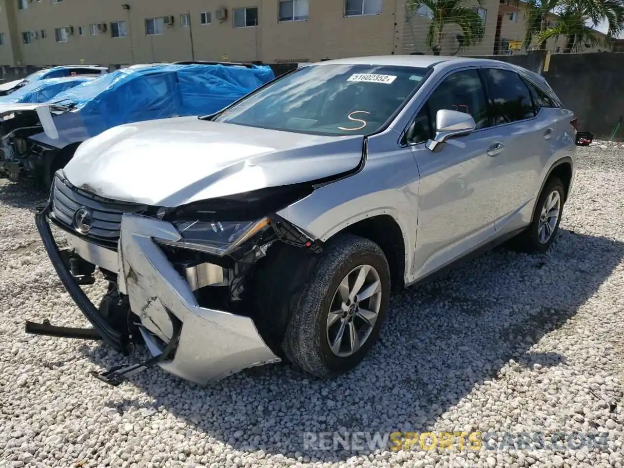 2 Photograph of a damaged car 2T2ZZMCA3KC123742 LEXUS RX350 2019