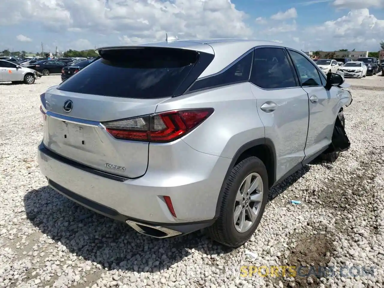 4 Фотография поврежденного автомобиля 2T2ZZMCA3KC123742 LEXUS RX350 2019