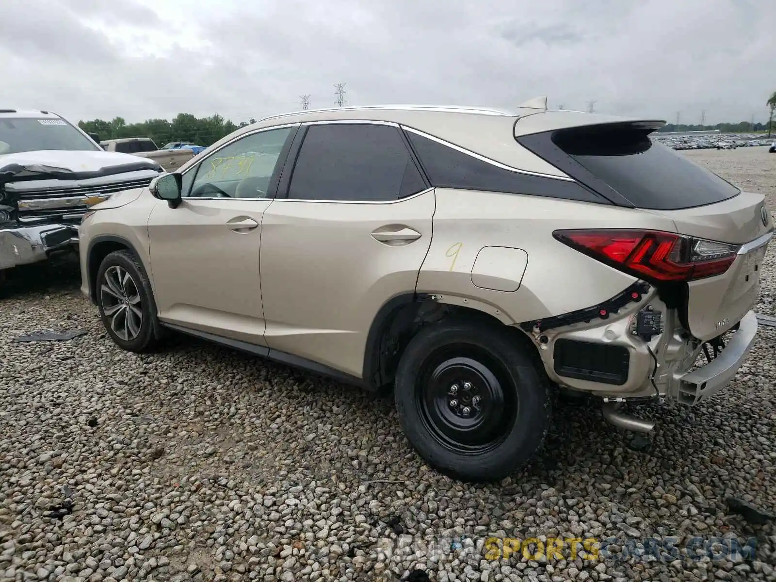 3 Фотография поврежденного автомобиля 2T2ZZMCA3KC125510 LEXUS RX350 2019