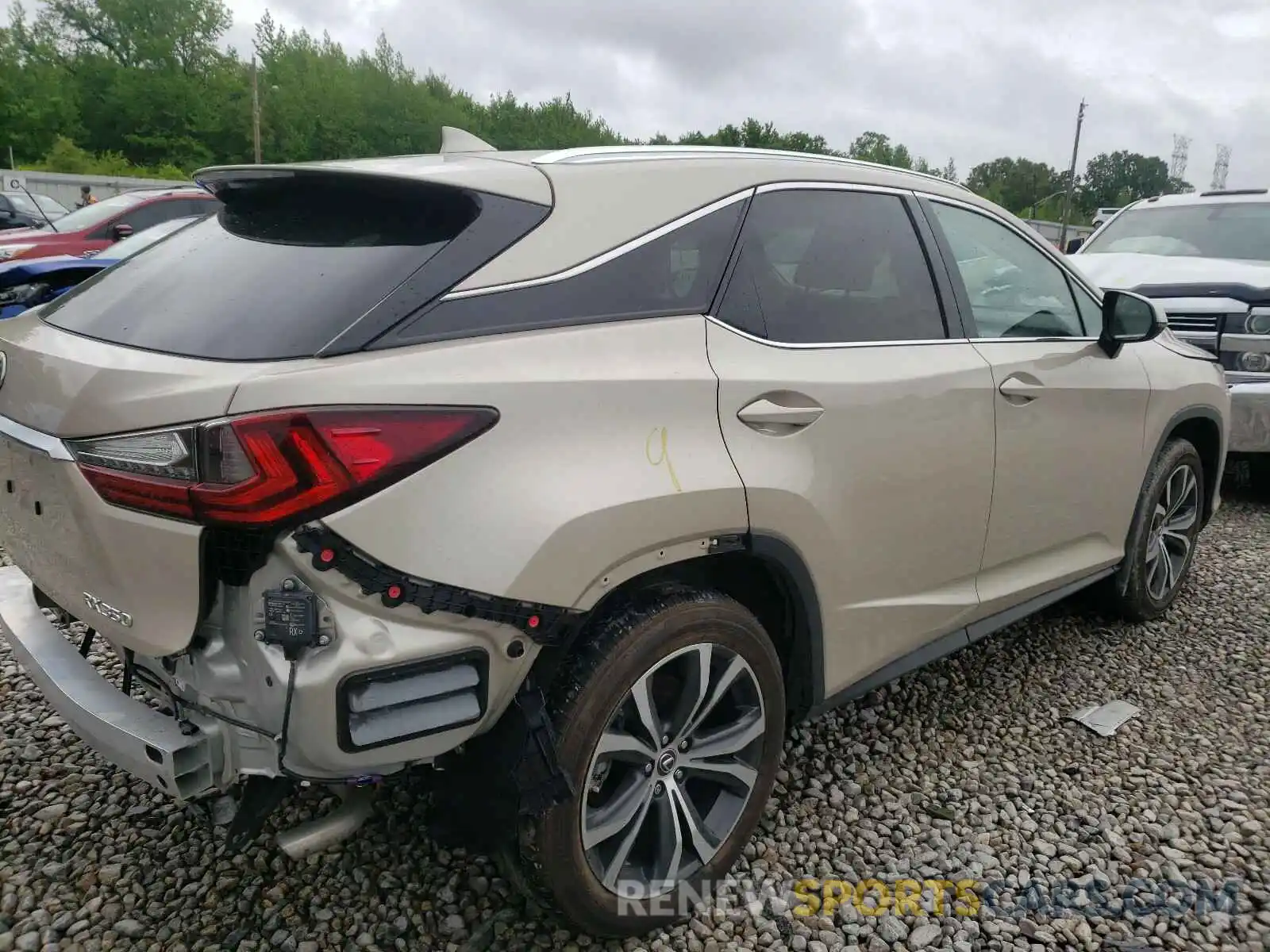 4 Фотография поврежденного автомобиля 2T2ZZMCA3KC125510 LEXUS RX350 2019