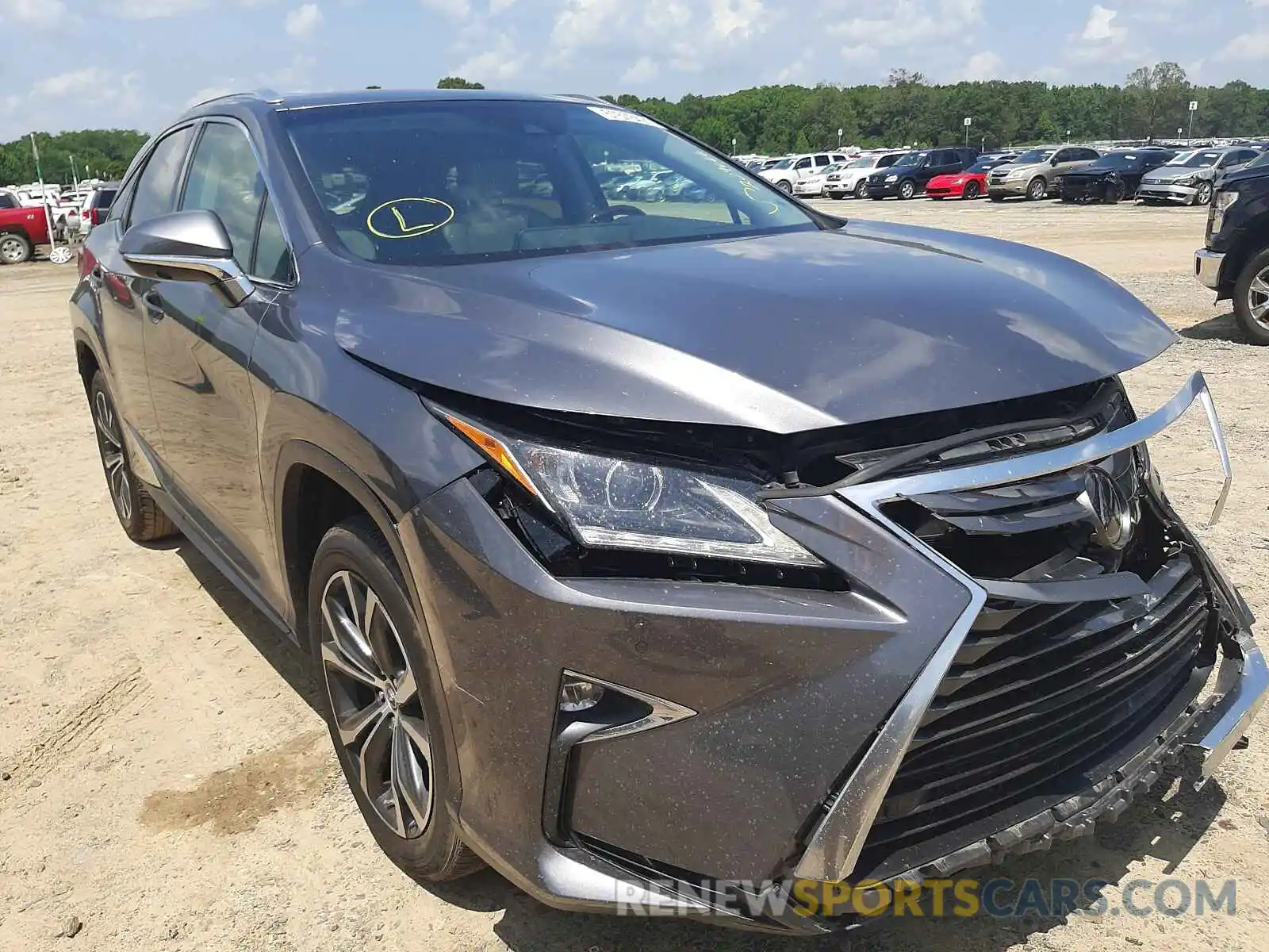 1 Photograph of a damaged car 2T2ZZMCA3KC130139 LEXUS RX350 2019