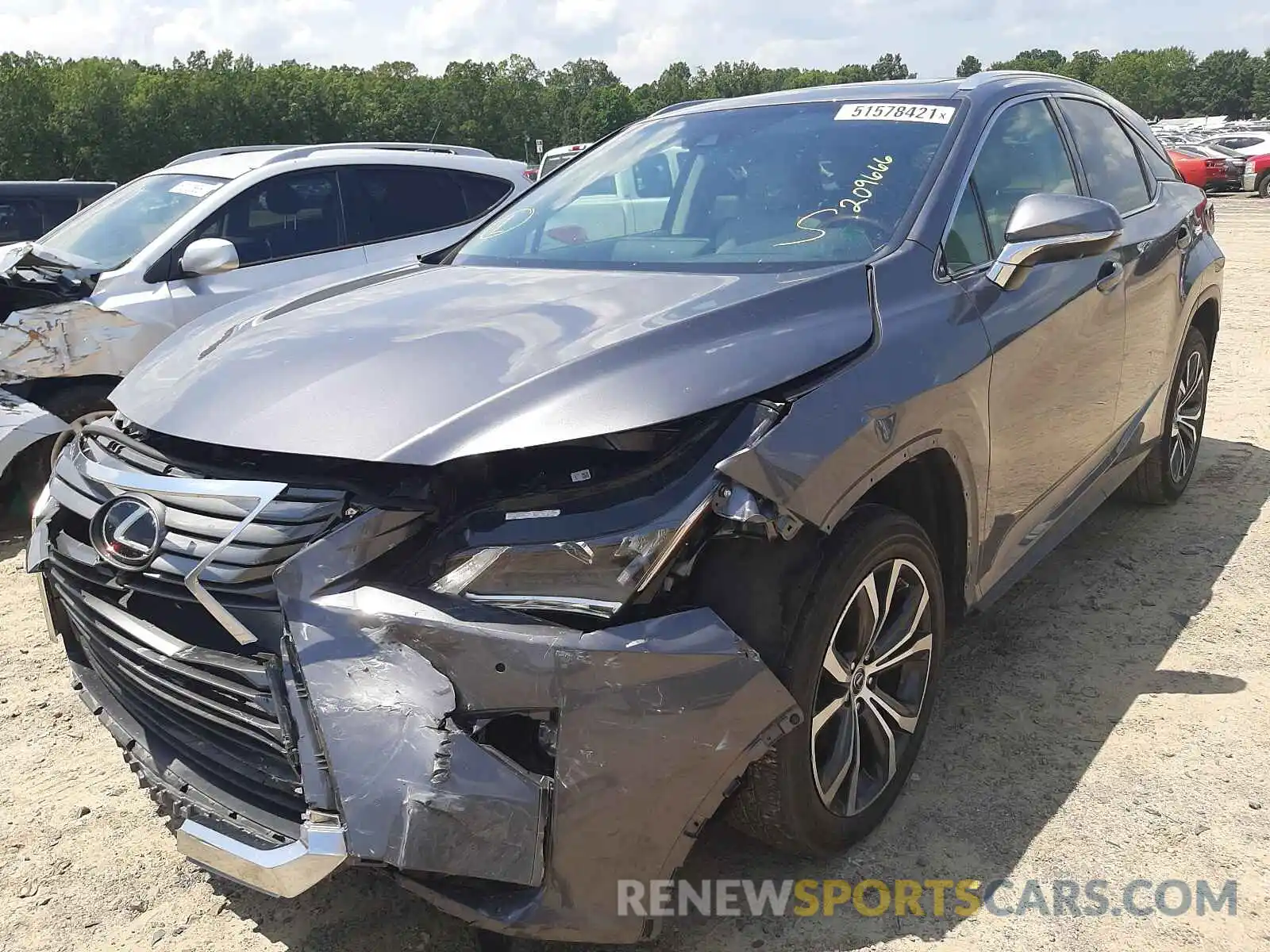 2 Photograph of a damaged car 2T2ZZMCA3KC130139 LEXUS RX350 2019