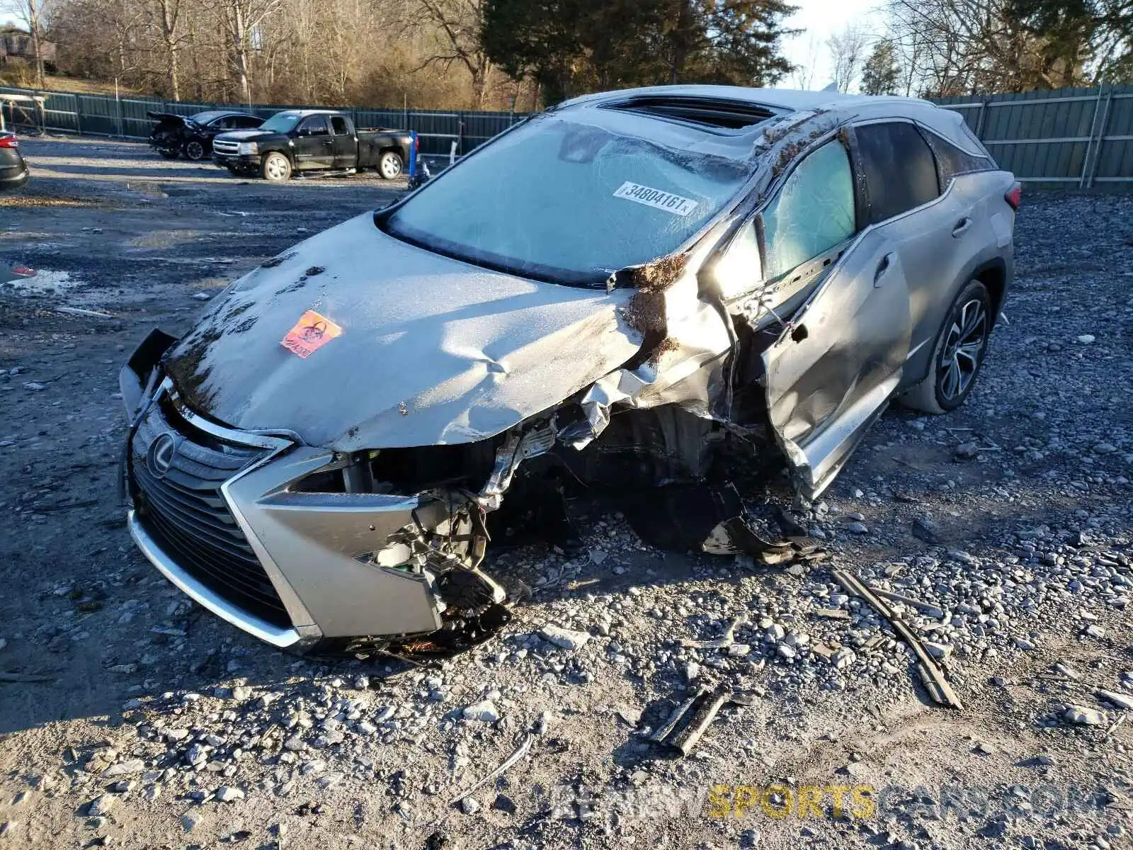 2 Фотография поврежденного автомобиля 2T2ZZMCA3KC134207 LEXUS RX350 2019