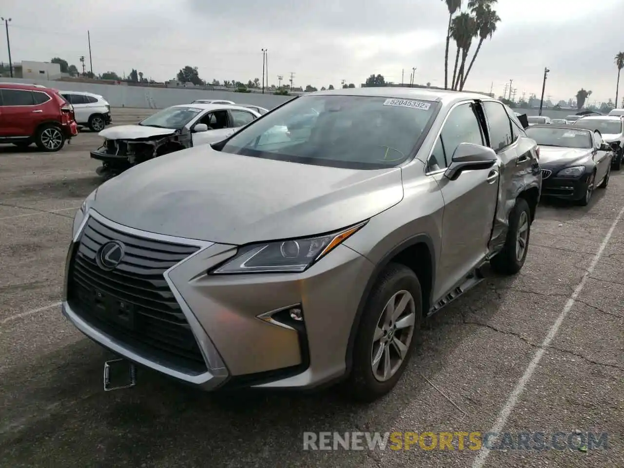 2 Photograph of a damaged car 2T2ZZMCA3KC135941 LEXUS RX350 2019