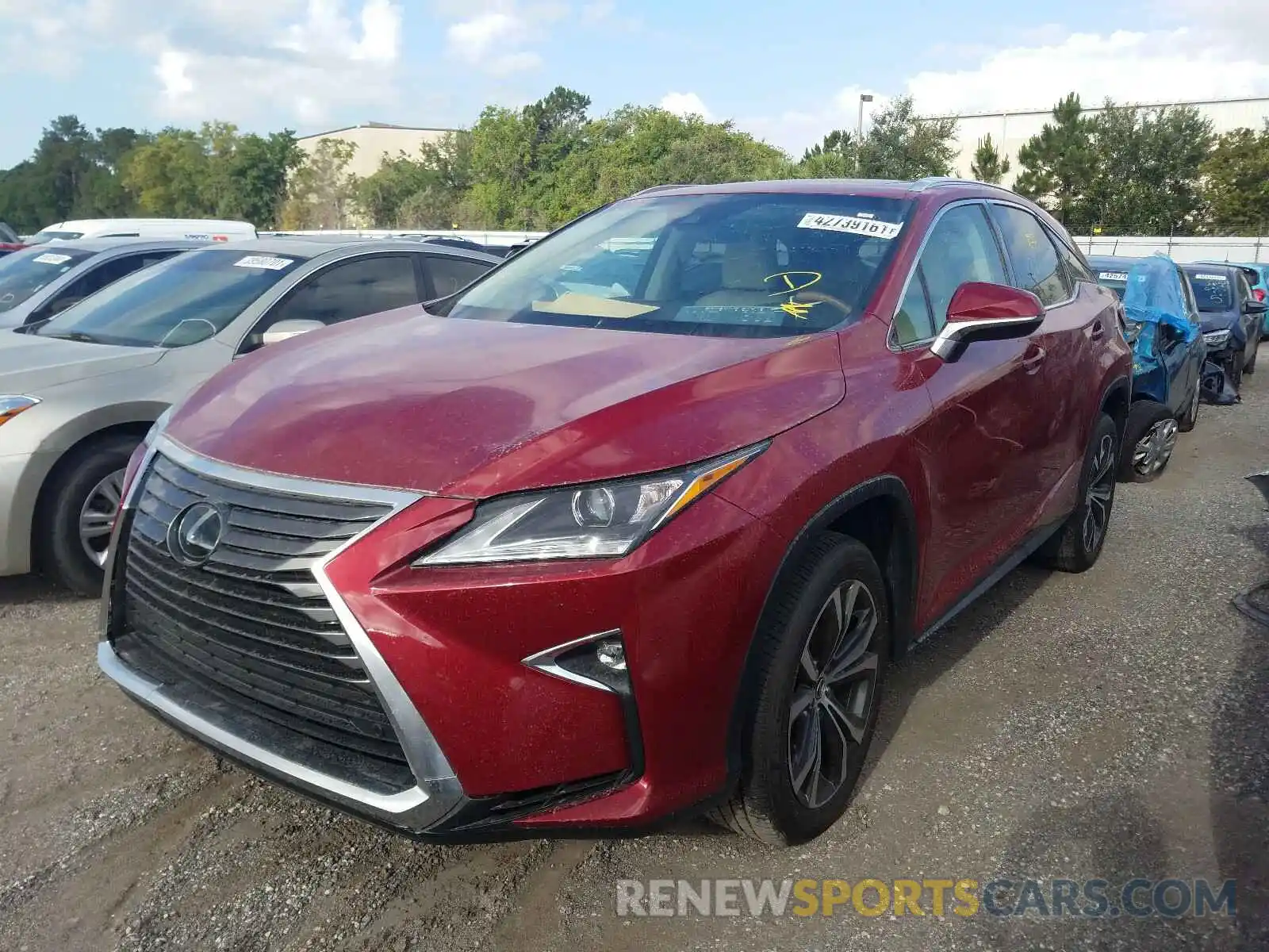 2 Photograph of a damaged car 2T2ZZMCA3KC136412 LEXUS RX350 2019